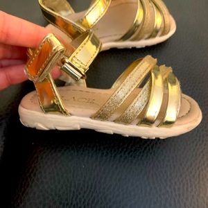 Used Baby Girl Gladiator Sandals Size 4
